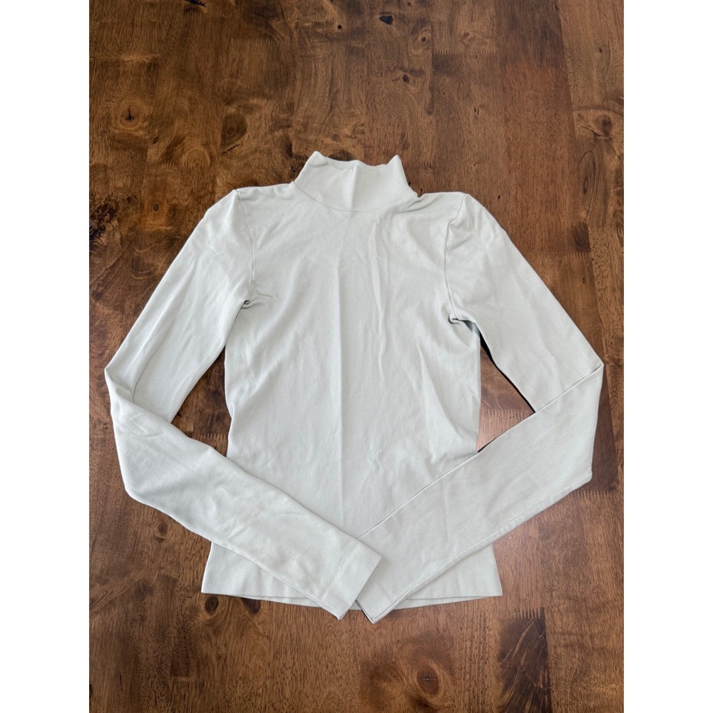 EUC Womens intimately free people open back seamless ribbed stretch top SZ XS/S